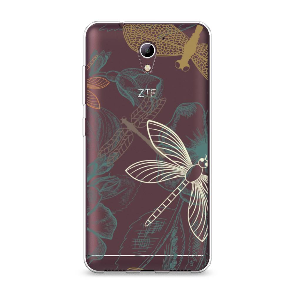 

Чехол Awog на ZTE Blade A510 / ЗТЕ Блэйд A510 "Тени стрекоз", Разноцветный, 130150-8