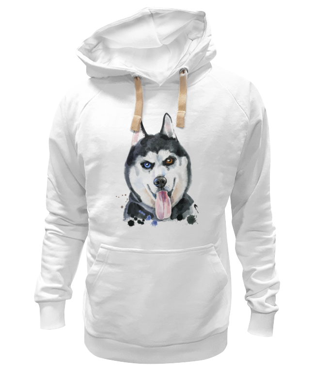

Худи Printio Хаски белое 2XL, Белый, Хаски
