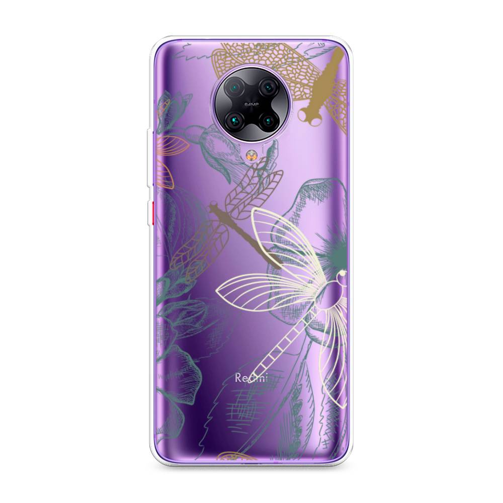 

Чехол Awog на Xiaomi Redmi K30 Pro "Тени стрекоз", Разноцветный, 38850-8