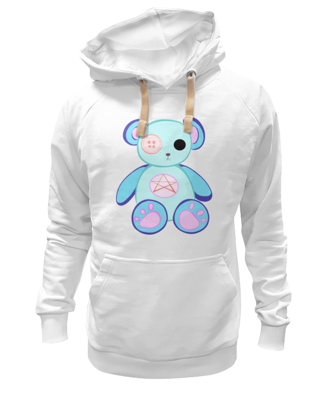 

Худи Printio Мишка белое 2XL, Белый, Мишка