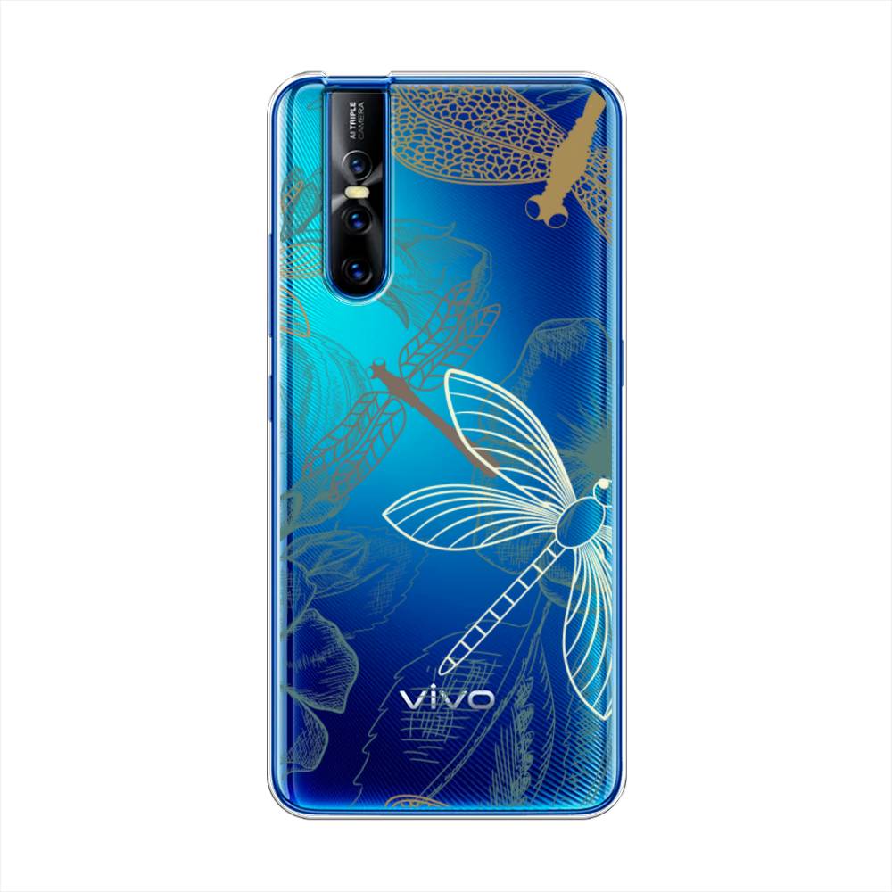 

Чехол Awog на Vivo V15 Pro "Тени стрекоз", Разноцветный, 261150-8