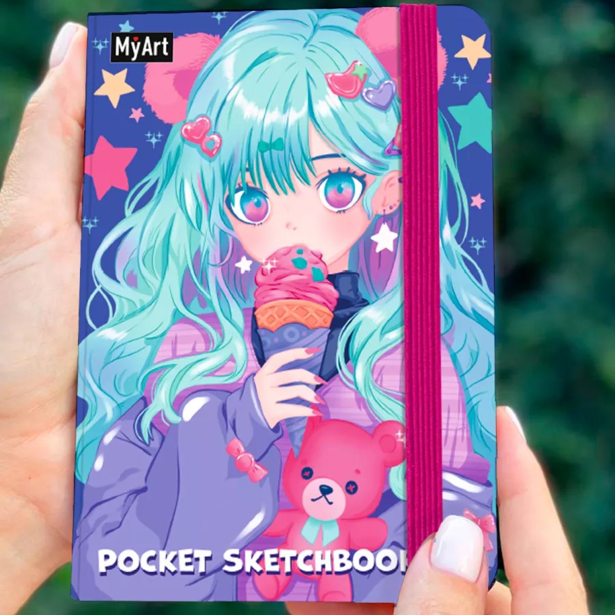 Скетчбук А6 MyArt. Pocket Мой мишка, 96 страниц MyArt Pocket