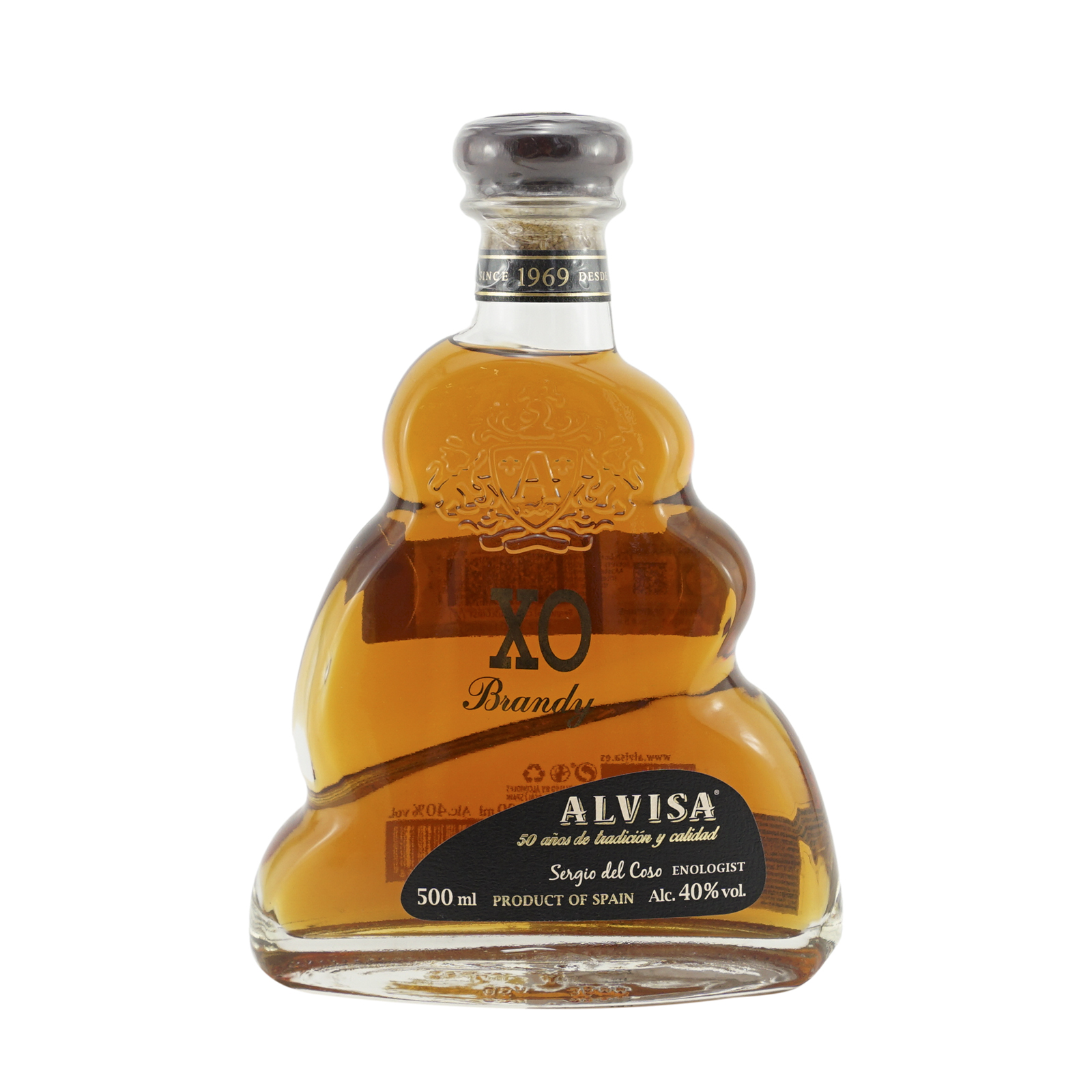 

Бренди Alvisa XO 6 лет 40% 0,5 л