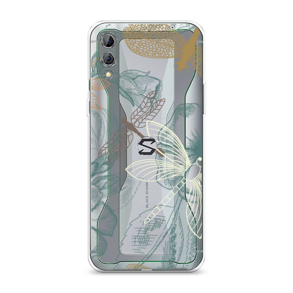 

Чехол Awog на Xiaomi Black Shark 2 "Тени стрекоз", Разноцветный, 36350-8