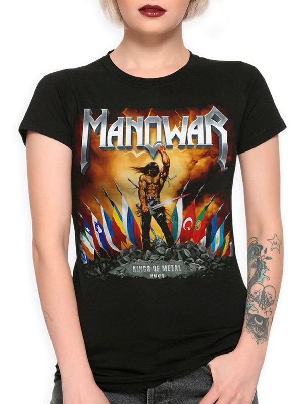 

Футболка женская DreamShirts Studio Manowar - Kings of Metal MAN-90042-1 черная 2XL, Черный, Manowar - Kings of Metal MAN-90042-1