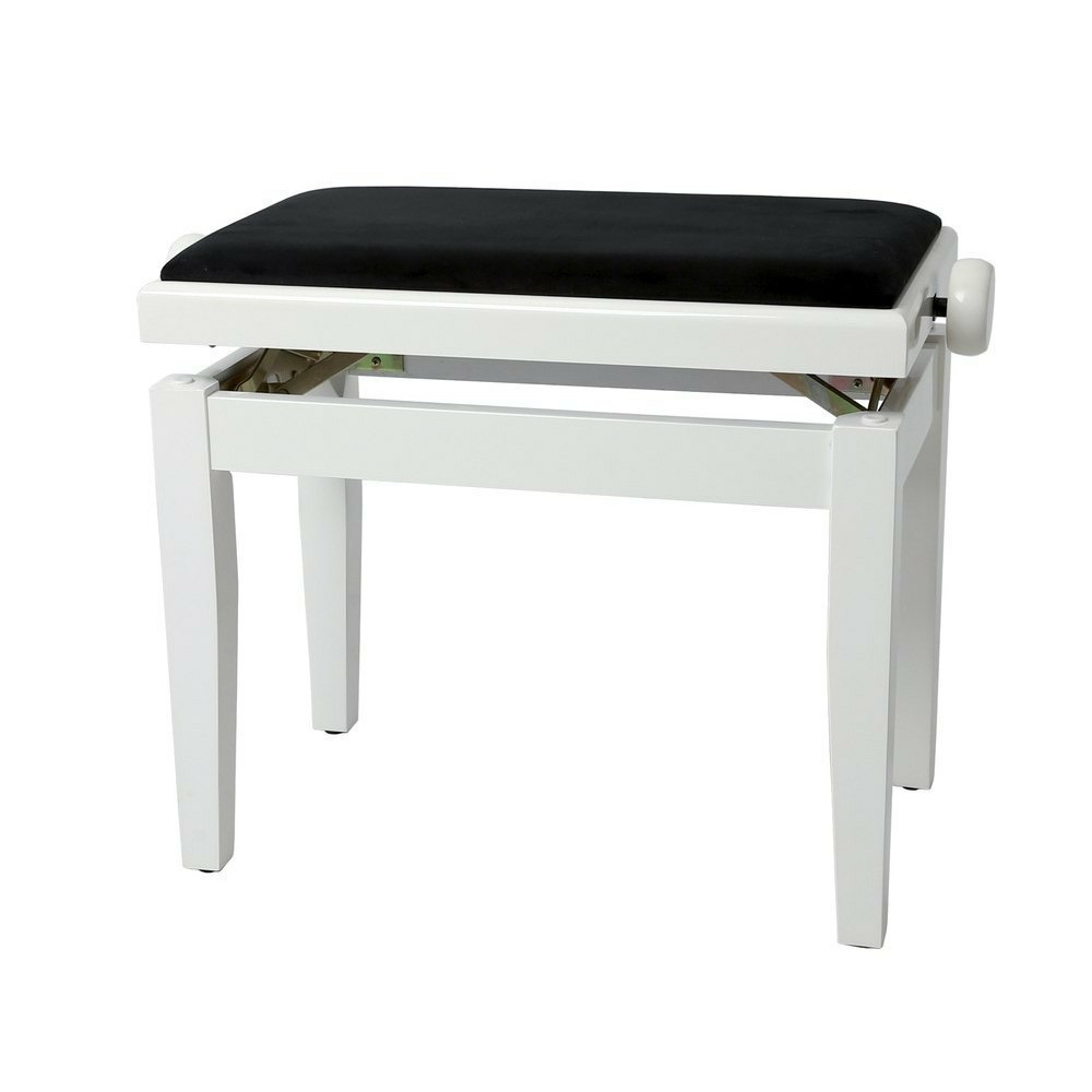 фото Банкетка для пианино gewa piano bench deluxe white highgloss