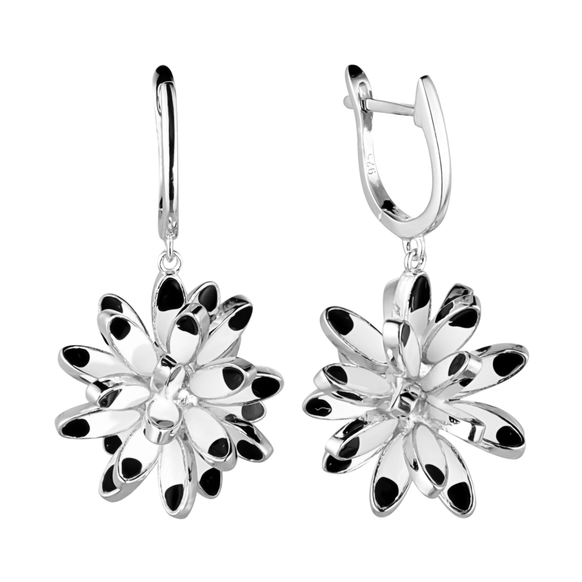 

Серьги женские из серебра Balex Jewellery 2445900007, эмаль, 2445900007