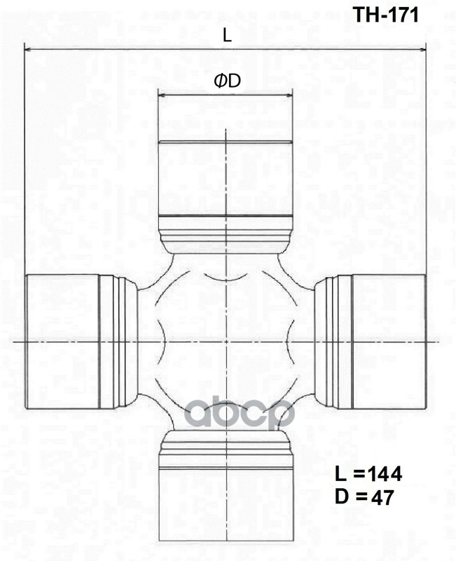 

Крестовина Карданного Вала Toyo TOYO арт. TH171