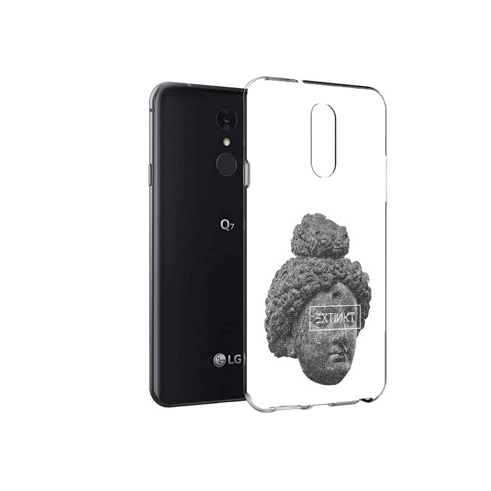 

Чехол MyPads Tocco для LG Q7 каменное лицо девушки (PT113427.75.383), Tocco