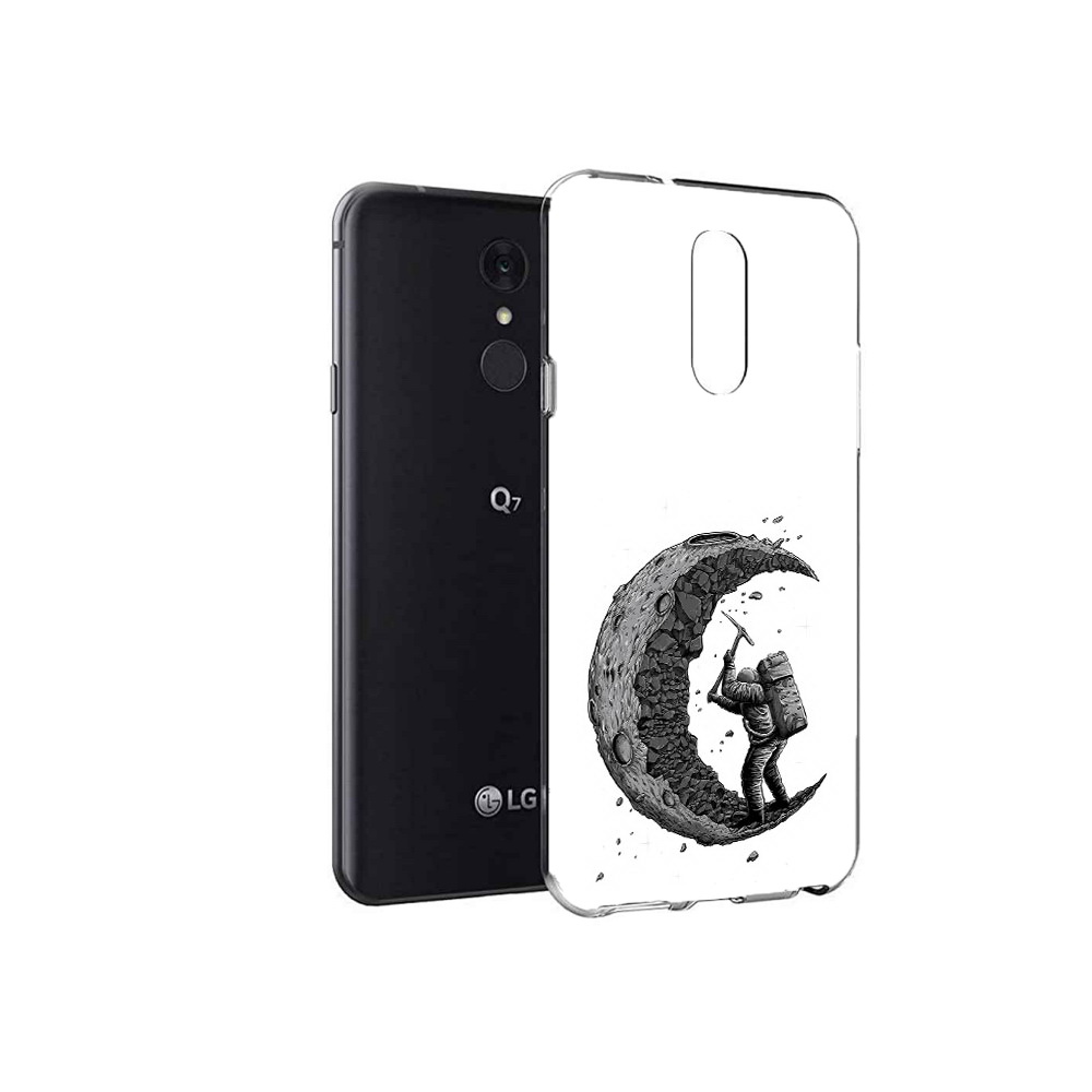 

Чехол MyPads Tocco для LG Q7 камненная луна (PT113427.75.384), Tocco