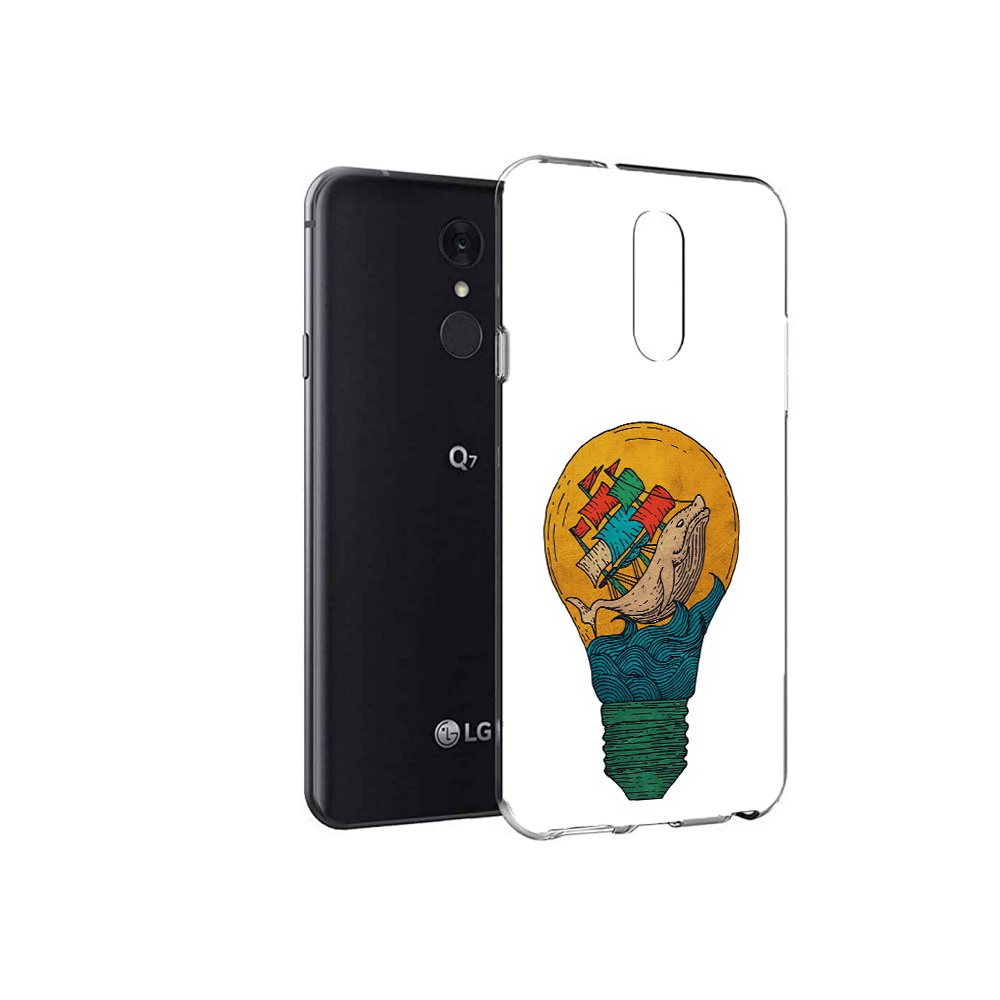

Чехол MyPads Tocco для LG Q7 кит в лампочке с парусами (PT113427.75.387), Tocco
