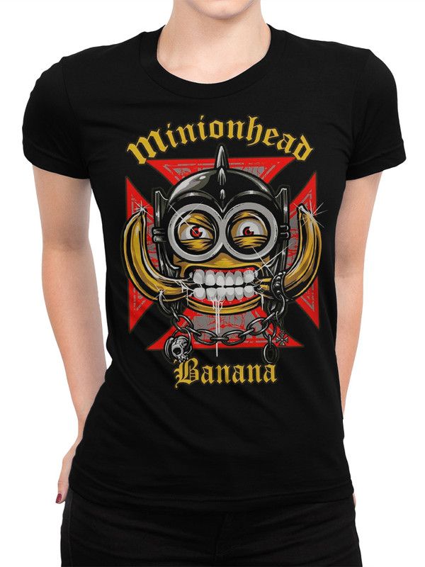 

Футболка женская DreamShirts Studio Миньон - Motorhead MIN-231220-1 черная M, Черный, Миньон - Motorhead MIN-231220-1