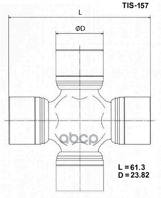 

Крестовина Карданного Вала Toyo TOYO арт. TIS157
