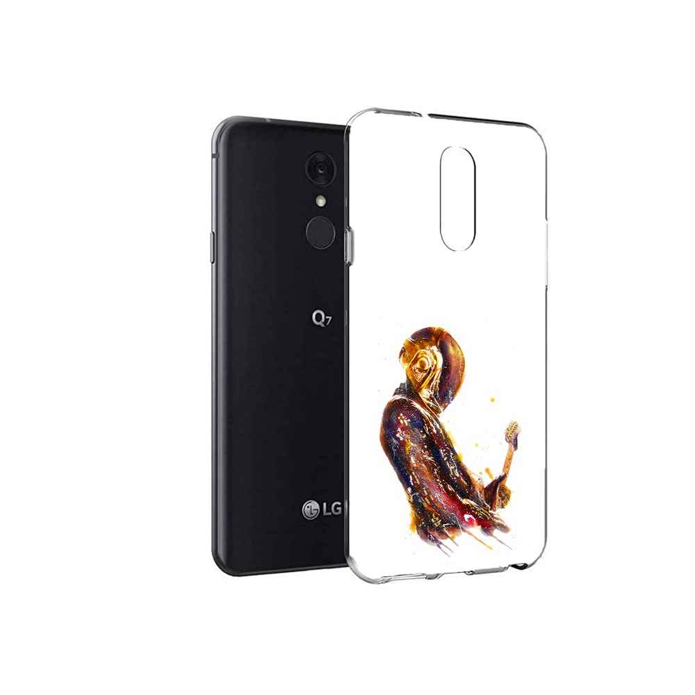 

Чехол MyPads Tocco для LG Q7 космо-музыкант (PT113427.75.393), Tocco