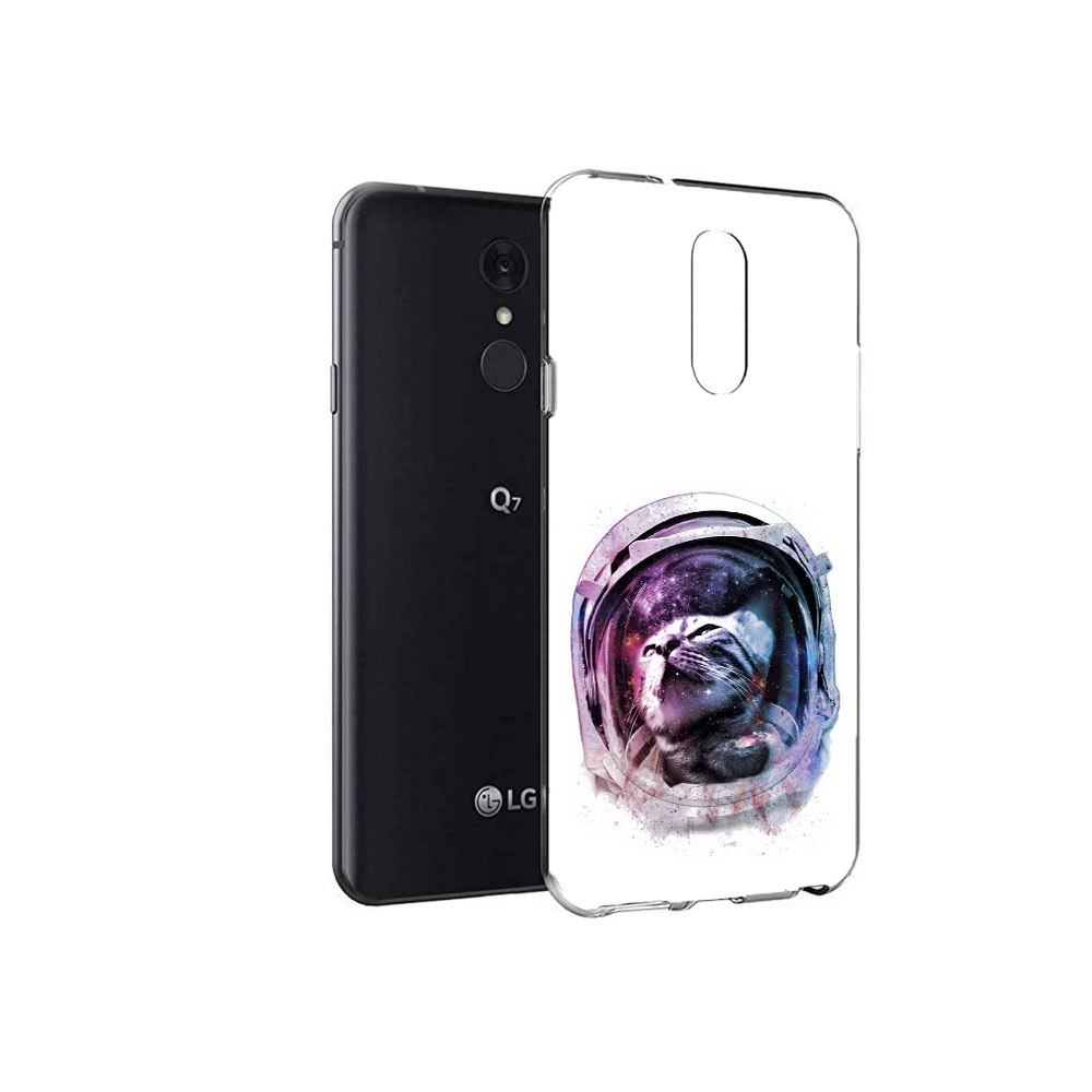 

Чехол MyPads Tocco для LG Q7 кот в шлеме (PT113427.75.396), Tocco