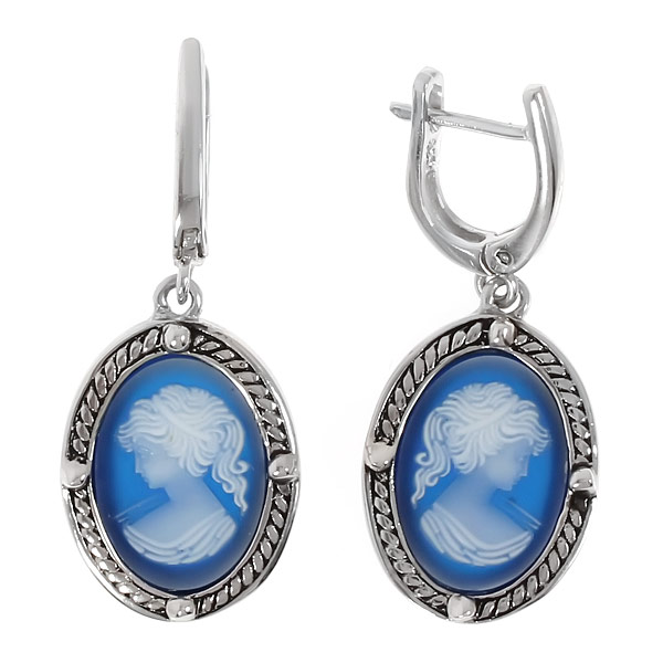 

Серьги женские из серебра Balex Jewellery 2448930033, агат