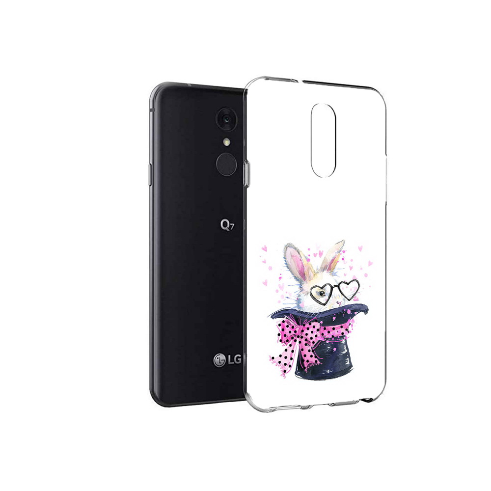 

Чехол MyPads Tocco для LG Q7 кролик в шляпе (PT113427.75.418), Tocco