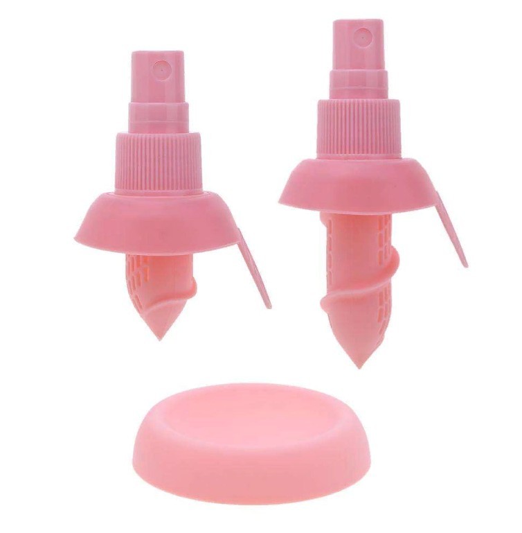 фото Соковыжималка-спрей для цитрусовых, 3 предмета (цвет: розовый ) markethot