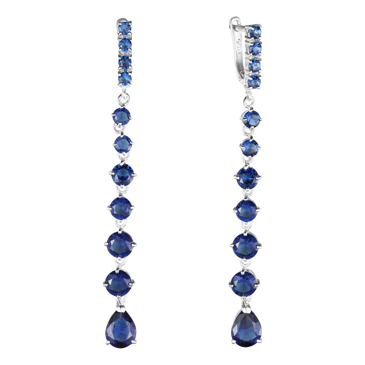 

Серьги женские из серебра Balex Jewellery 2457930003, фианит