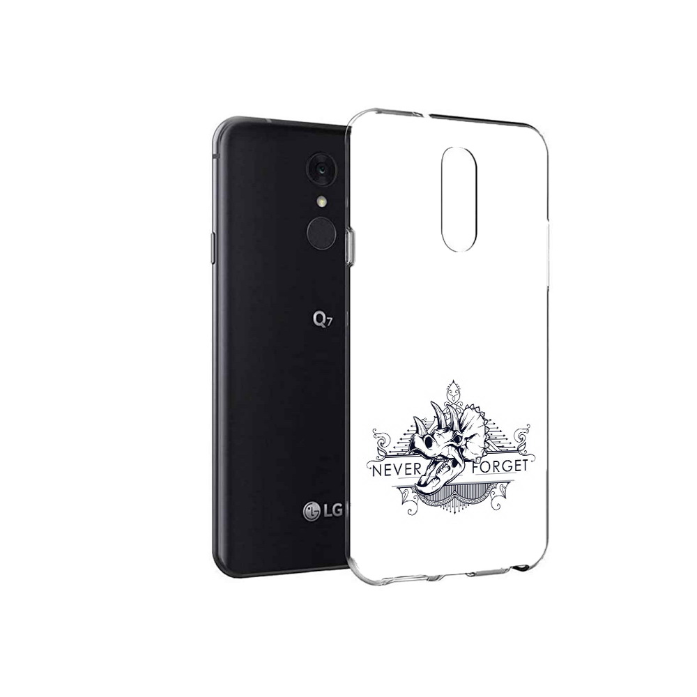 

Чехол MyPads Tocco для LG Q7 логотип носорога никогда не забуду (PT113427.75.445), Tocco