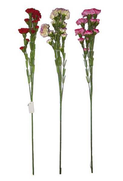 Цветок искусственный ГВОЗДИКА КУСТОВАЯ 15цветков 60см