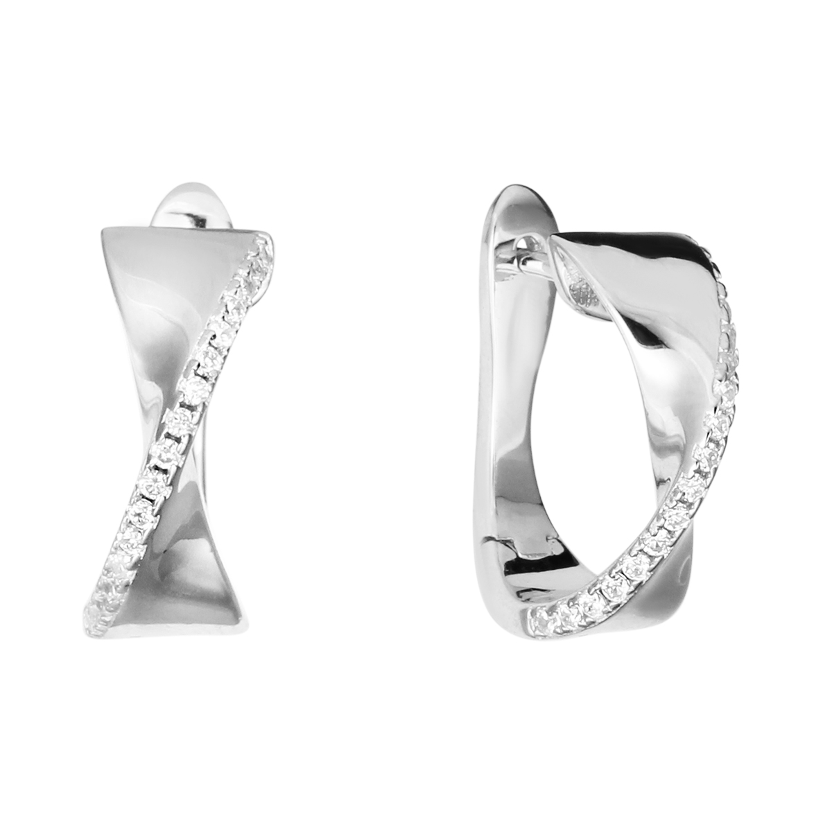 

Серьги из серебра Balex Jewellery 2458910006, фианит, 2458910006