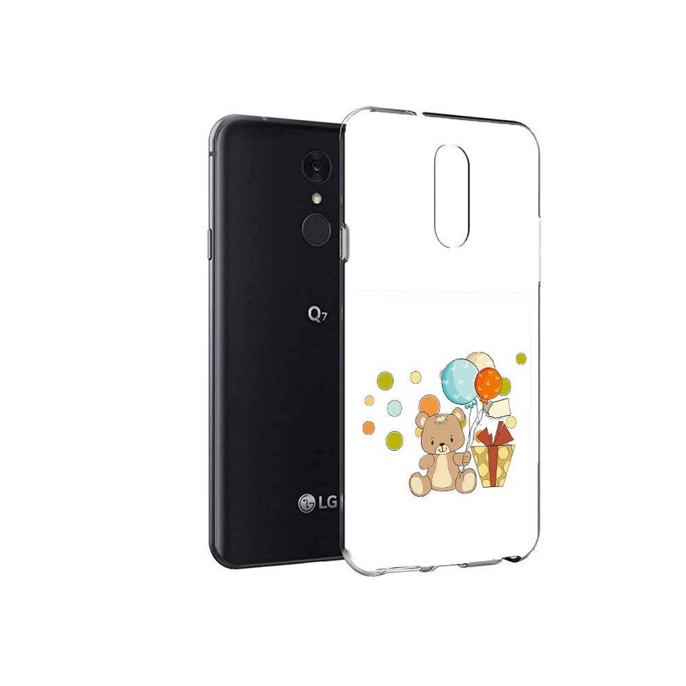 

Чехол MyPads Tocco для LG Q7 медвеженок с подарком (PT113427.75.470), Tocco