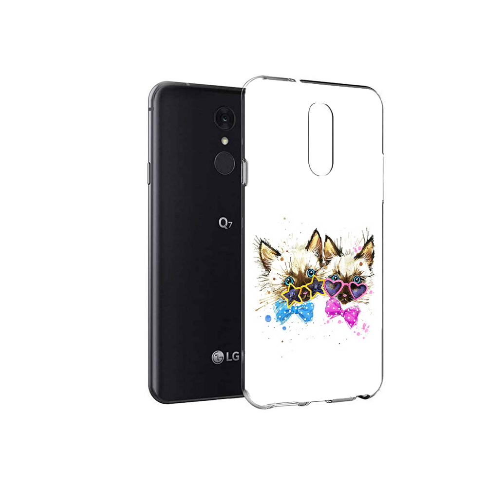 

Чехол MyPads Tocco для LG Q7 милые котята (PT113427.75.474), Tocco