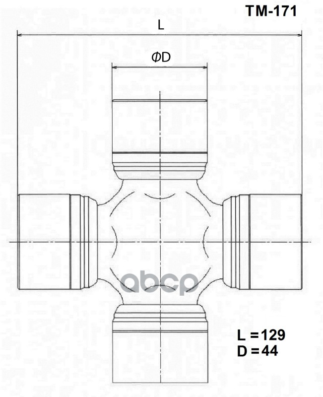 

Крестовина Карданного Вала Toyo TOYO арт. TM171