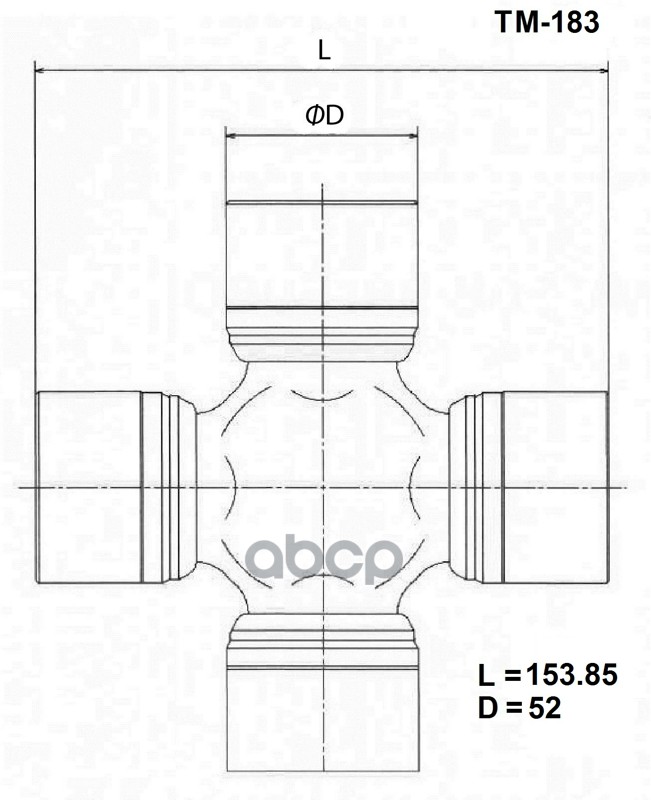 

Крестовина Карданного Вала Toyo TOYO арт. TM183