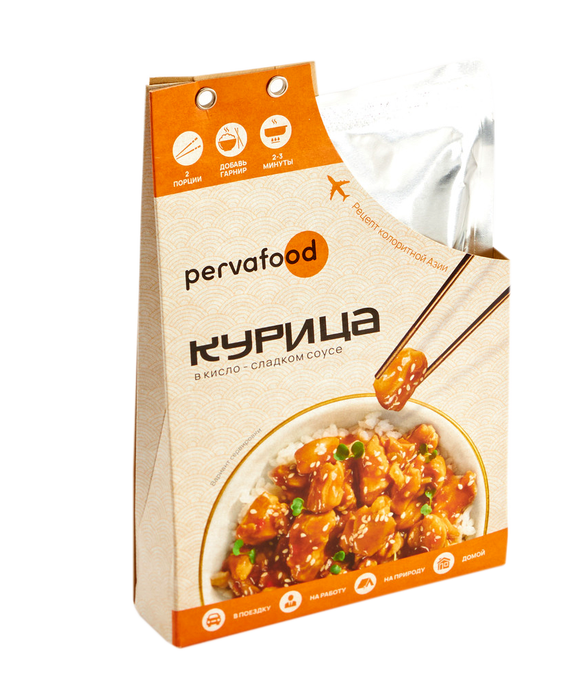 Готовое блюдо курица Pervafood в кисло-сладком соусе, 300 г