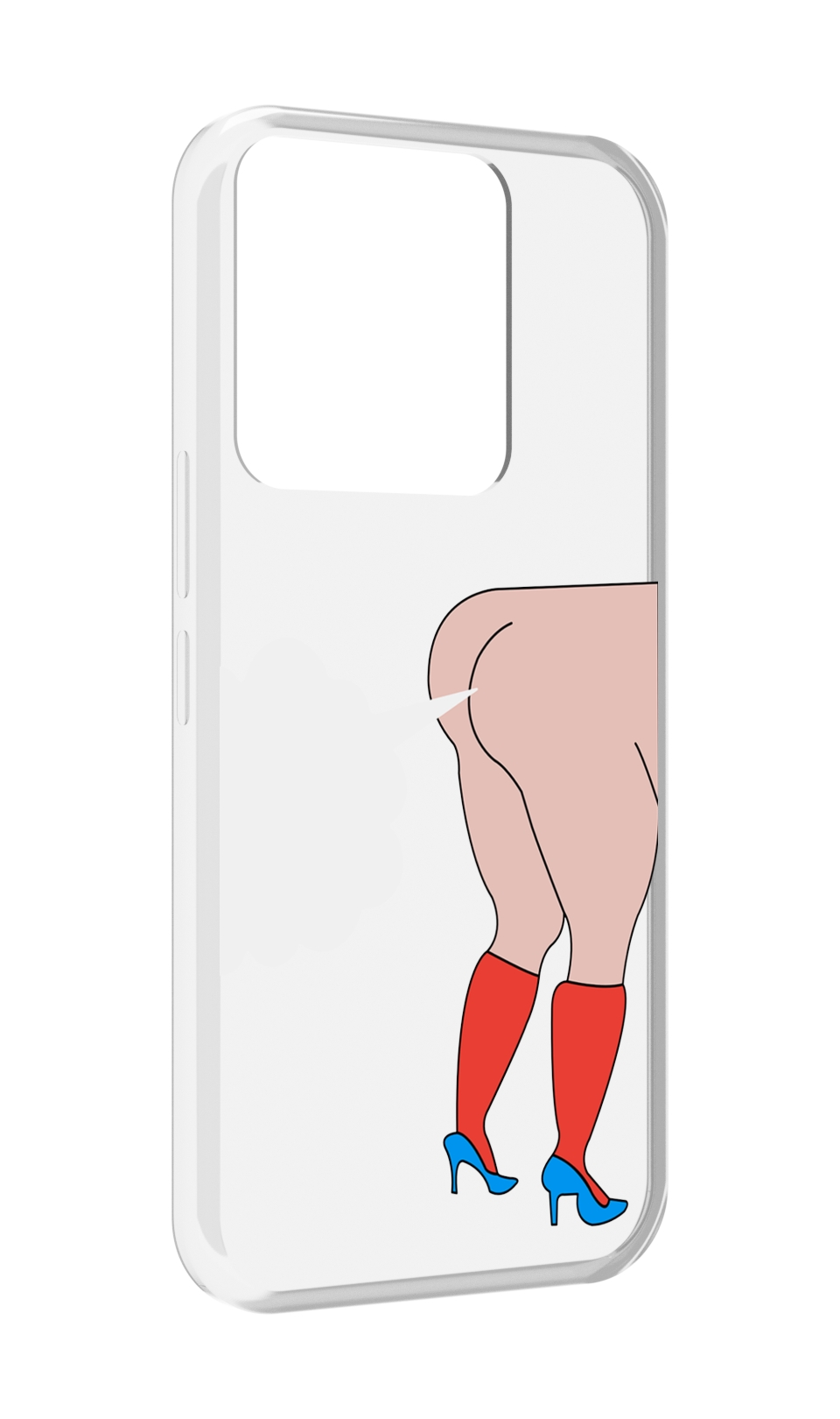 

Чехол MyPads смешная-ситуация детский для Tecno Spark Go 2022 / Tecno Spark 8C, Прозрачный, Tocco