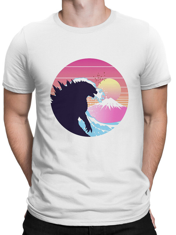 

Футболка мужская Dream Shirts Годзилла белая 2XL, Годзилла