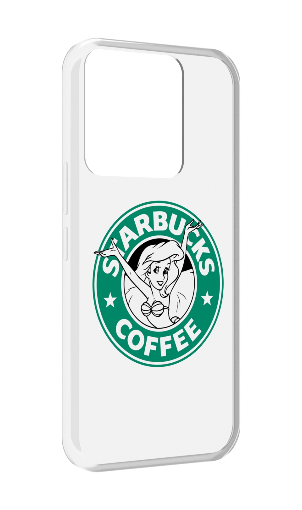 

Чехол MyPads старбакс-кофее для Tecno Spark Go 2022 / Tecno Spark 8C, Прозрачный, Tocco