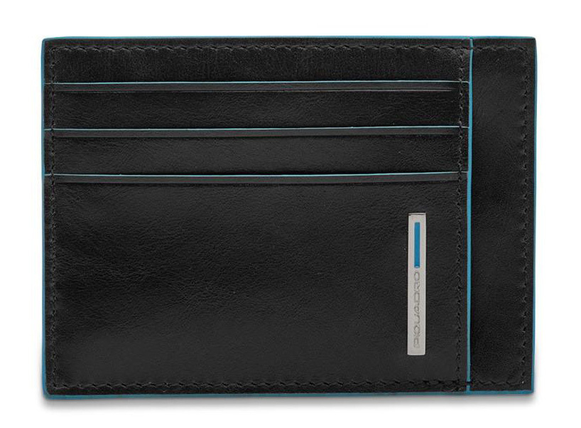 

Чехол для кредитных карт Piquadro Blue Square PP2762B2R/N черный натур.кожа
