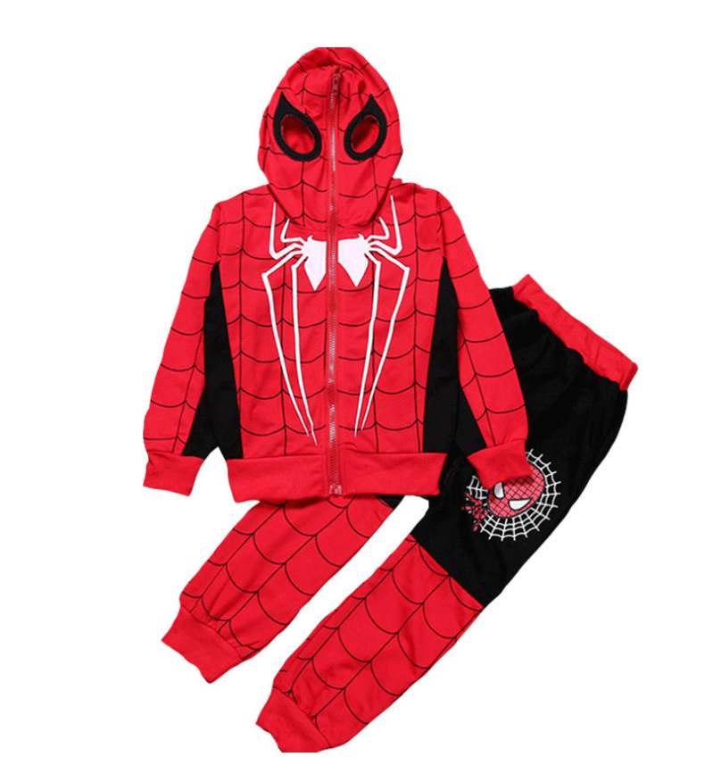 Карнавальный костюм детский AMMEO Kids Spiderman, черный, 110