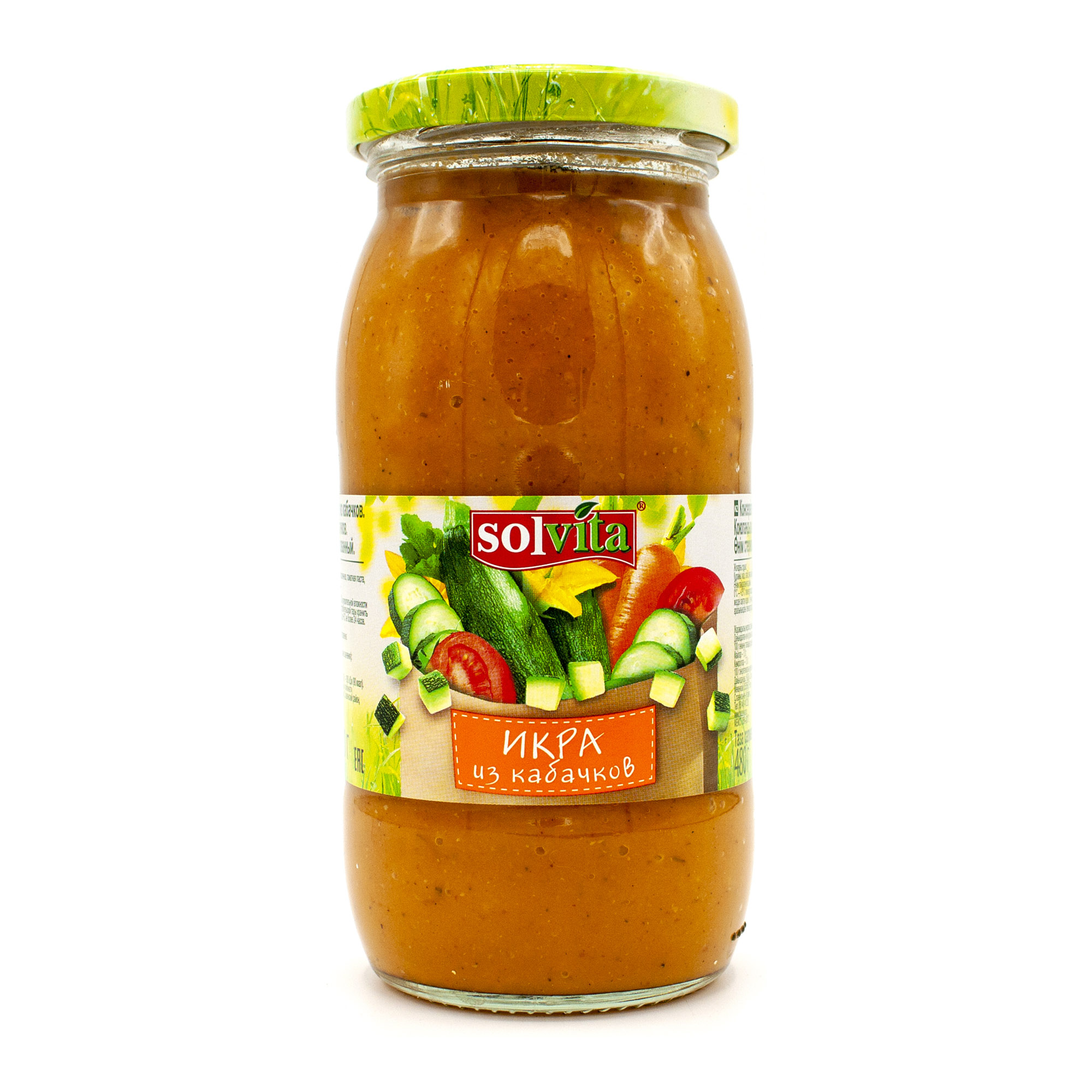 

Икра Solvita из кабачков стерилизованная 480 г