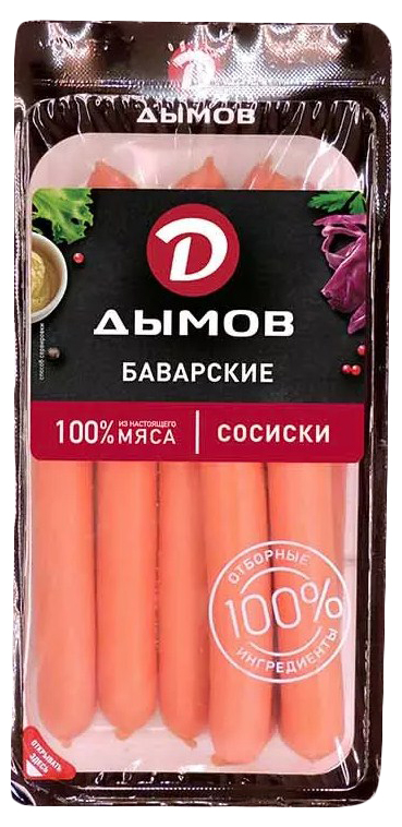 

Сосиски Дымов Баварские вареные
