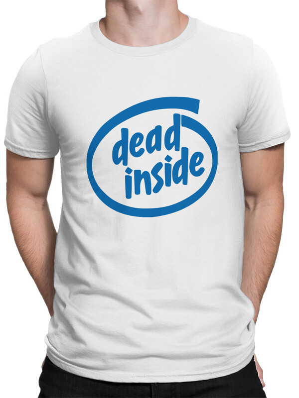 фото Футболка мужская dream shirts я мертв внутри - i'm dead inside белая 2xl