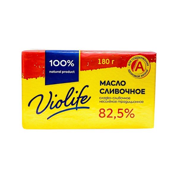 фото Сладкосливочное масло violife 82,5% бзмж 180 г