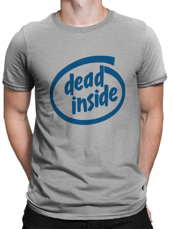 фото Футболка мужская dream shirts я мертв внутри - i'm dead inside серая l dreamshirts