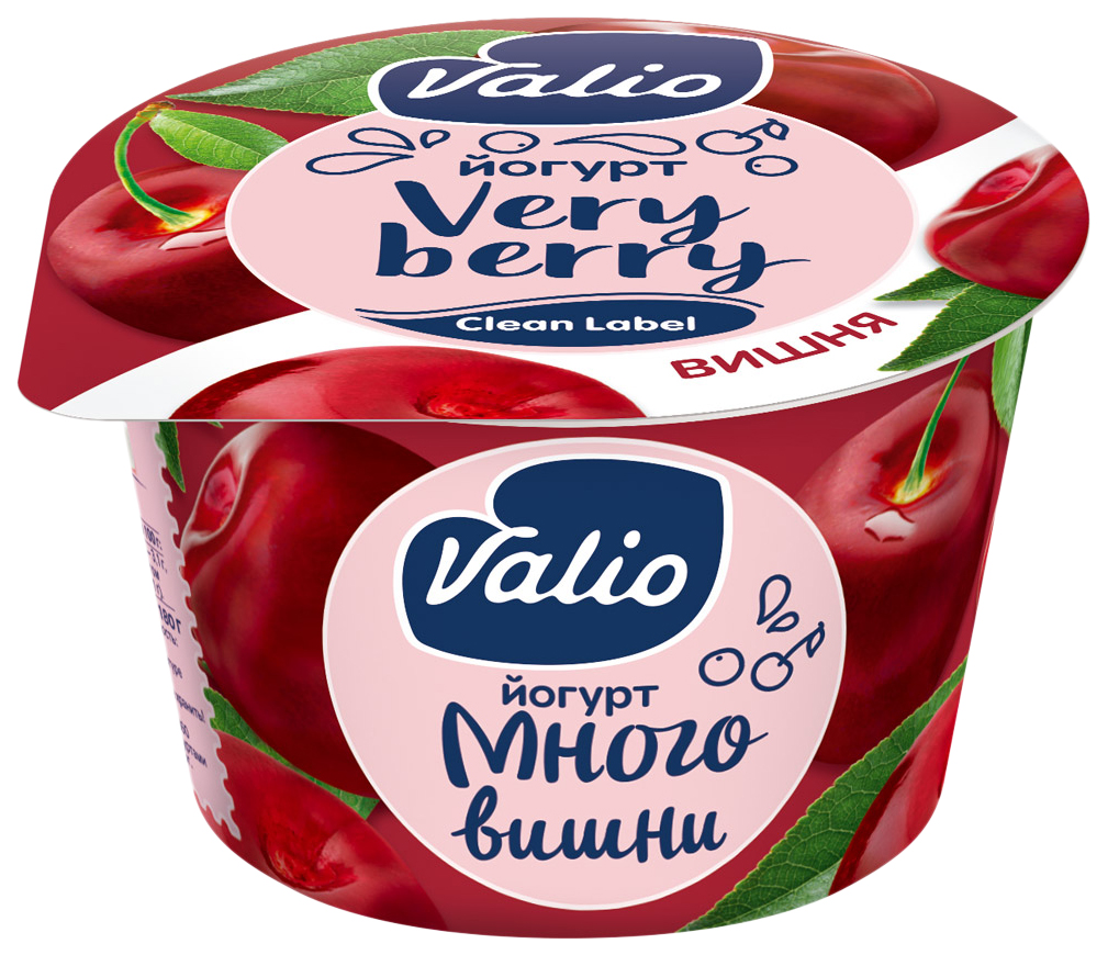 Йогурт Valio Viola Clean Label вишня 2,6% 180 г