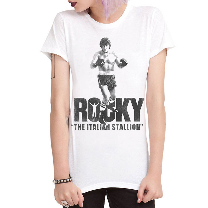 

Футболка женская Dream Shirts Рокки Бальбоа 445803111 белая S, Рокки Бальбоа 445803111