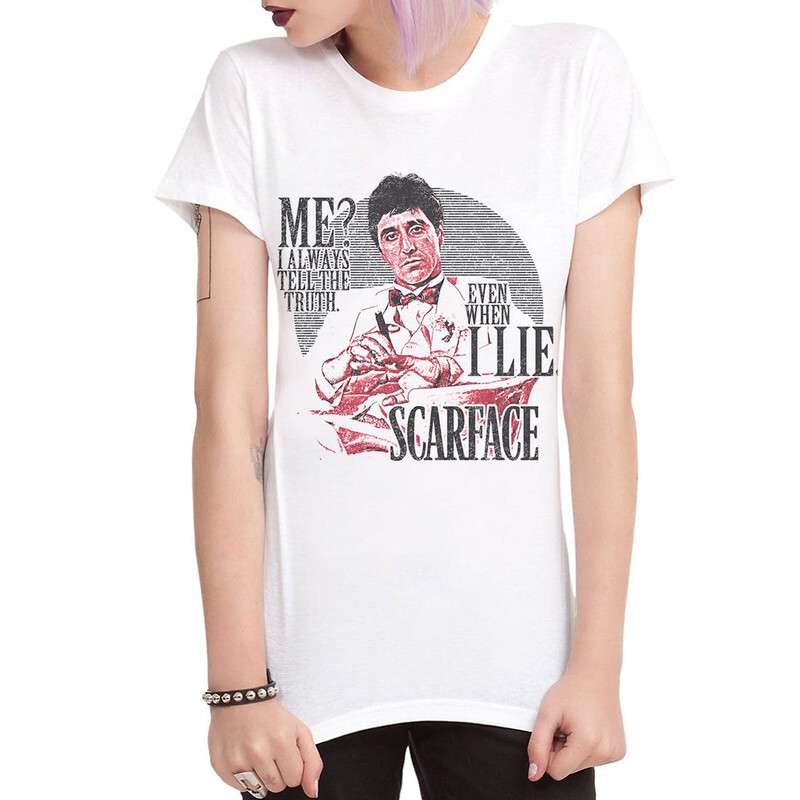 

Футболка женская Dream Shirts Лицо со Шрамом - Аль Пачино 445805111 белая 3XL, Лицо со Шрамом - Аль Пачино 445805111