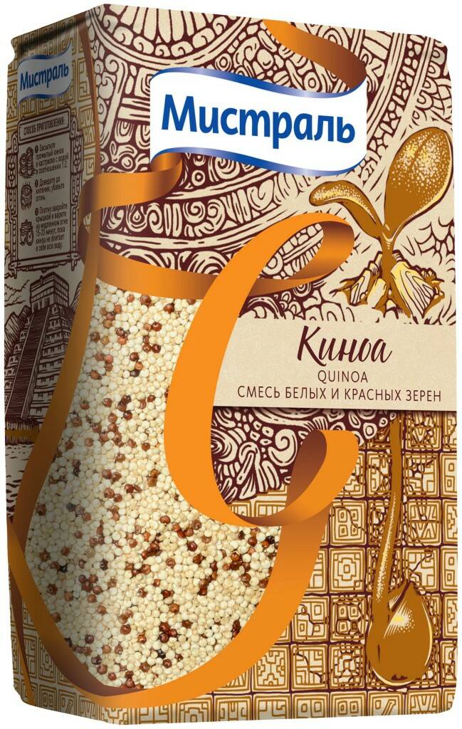

Киноа Крупа МИСТРАЛЬ зерна, 500г
