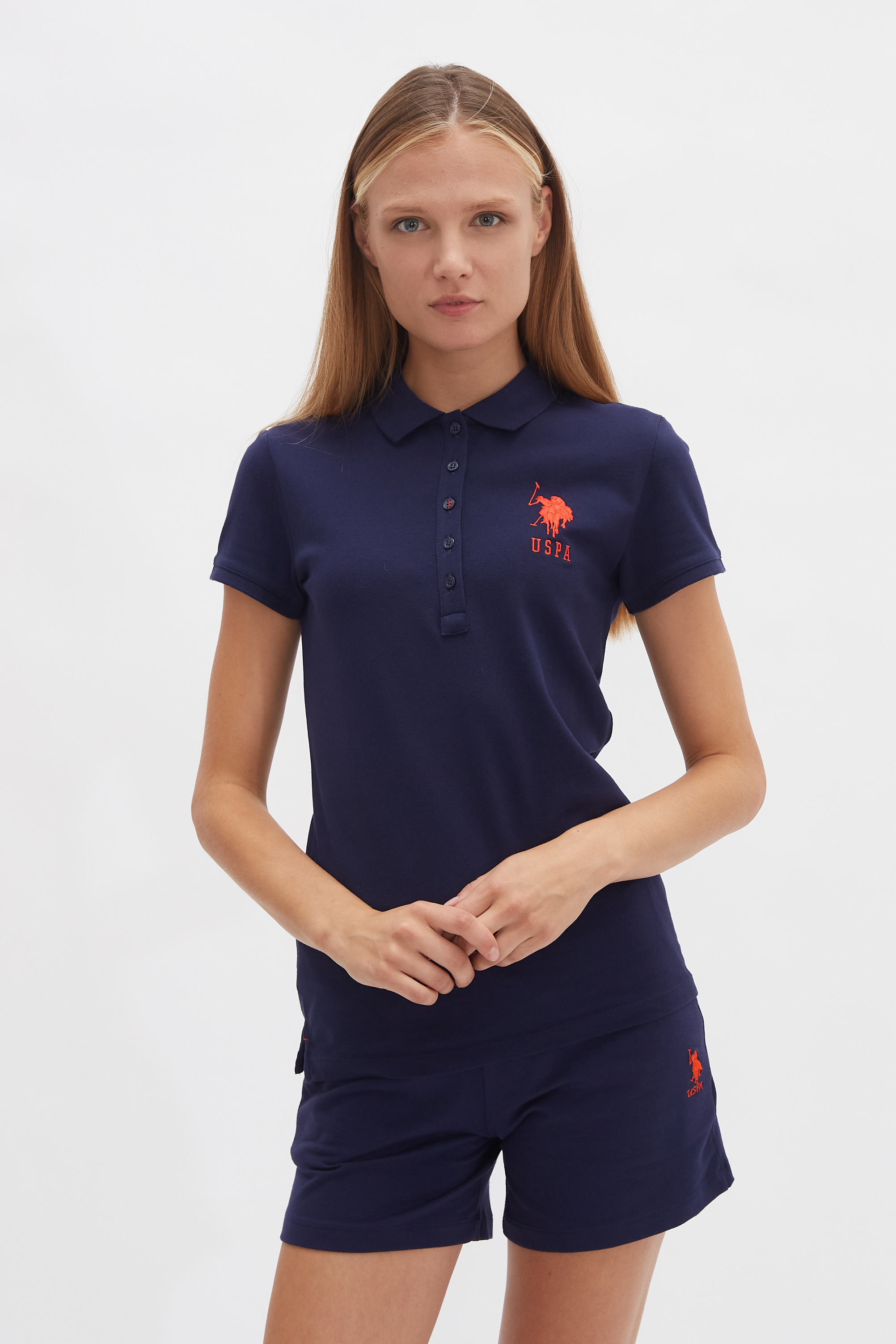 фото Футболка женская u.s. polo assn. g082sz0110mts0221-011 синяя l