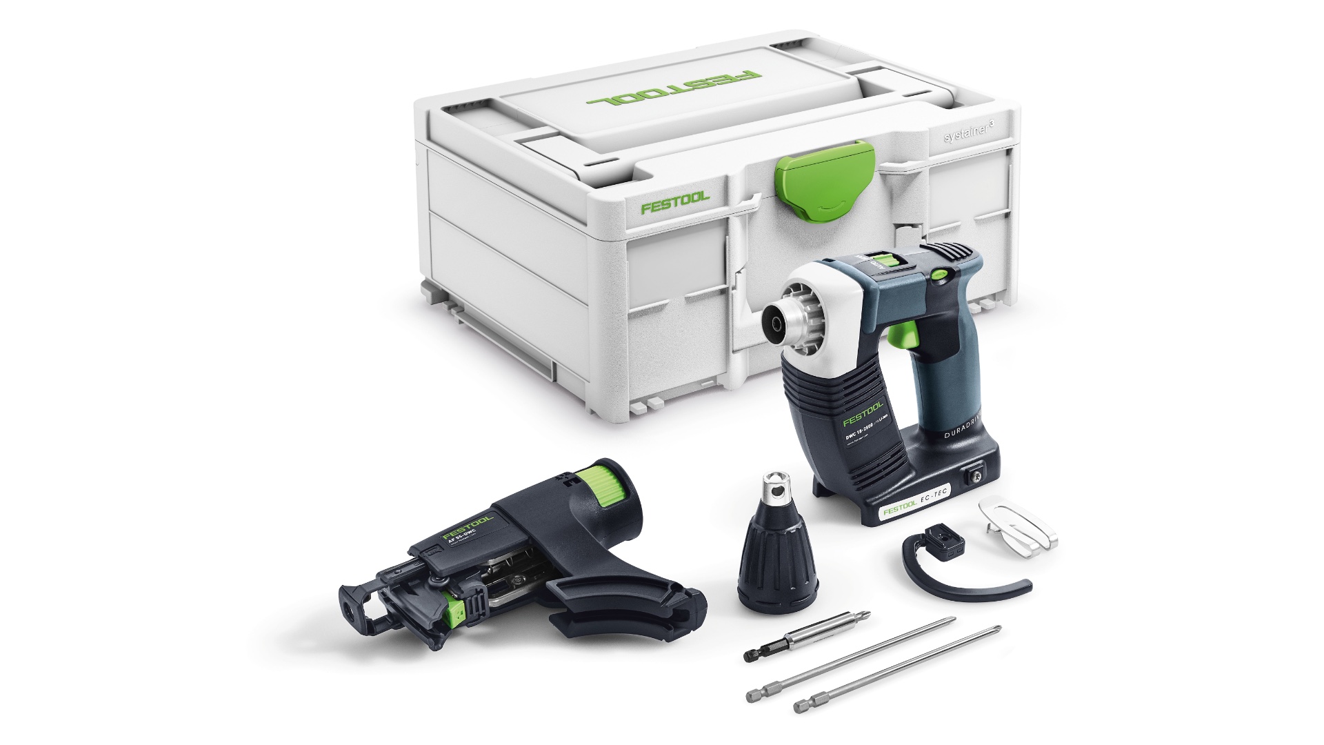 Аккумуляторный шуруповрт для гипсокартона Festool DuraDrive DWC 18-2500 Li-Basic 7827200₽