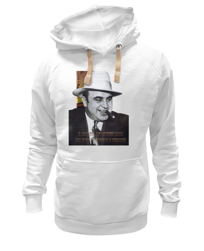 

Худи Printio Аль капоне белое 3XL, Белый, Аль капоне