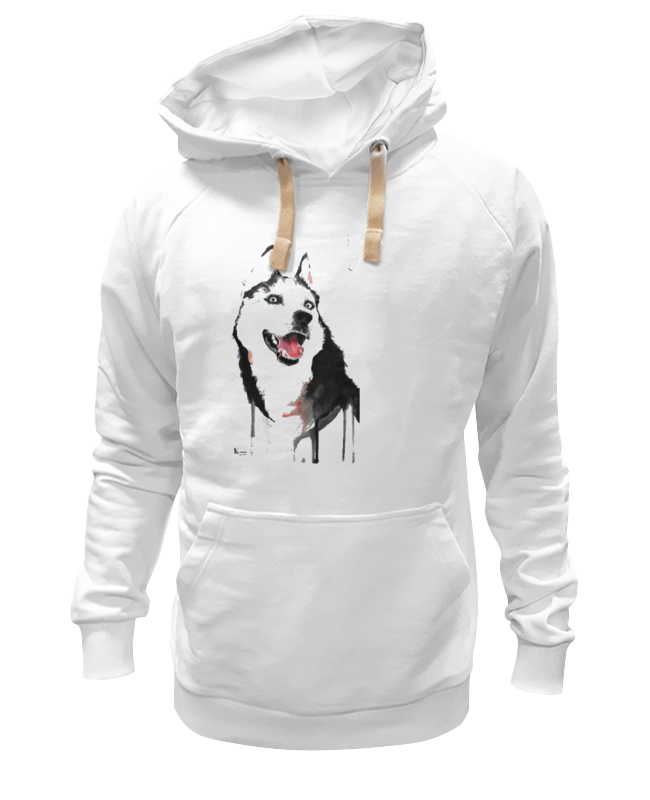 

Худи Printio Хаски белое 3XL, Белый, Хаски