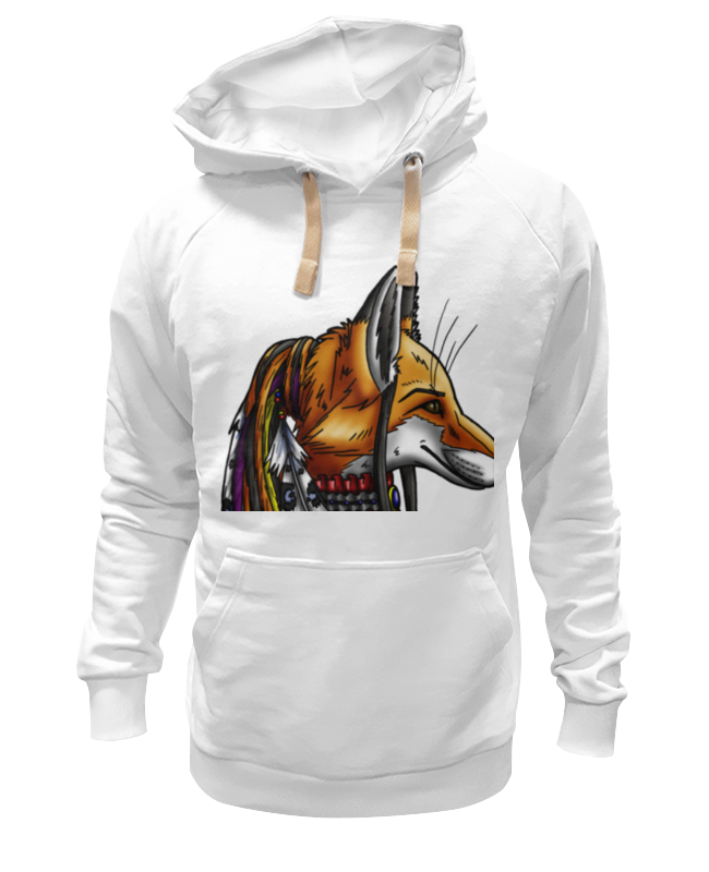 

Худи Printio Лиса белое 3XL, Белый, Лиса